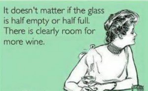 half full glass ecard