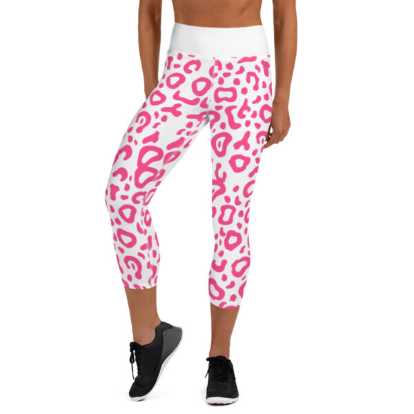 yoga Cheetah Capri Leggings