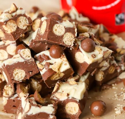 chocolate malteser fudge