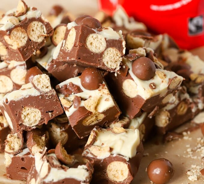 chocolate malteser fudge